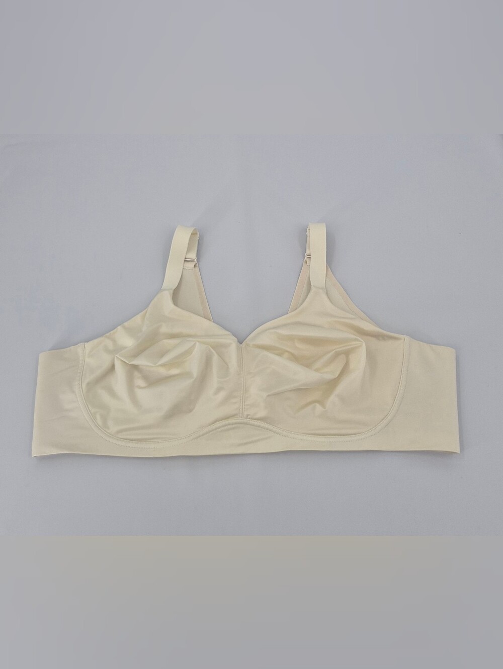Catherines Intimates No-Wire Back Smoother Bra Size 48D Nude No Wire No Pad